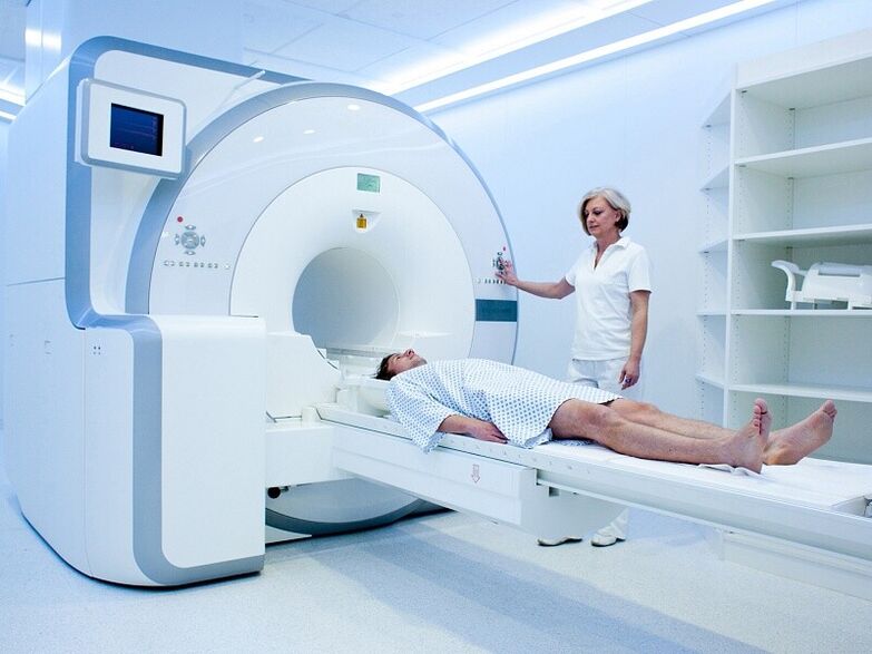 Deskargaren MRI diagnostikoa arousal zehar